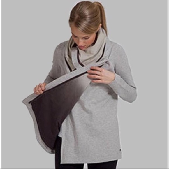 lululemon athletica Tops - RARE Lululemon Savasana Wrap Gray Pink Ombré